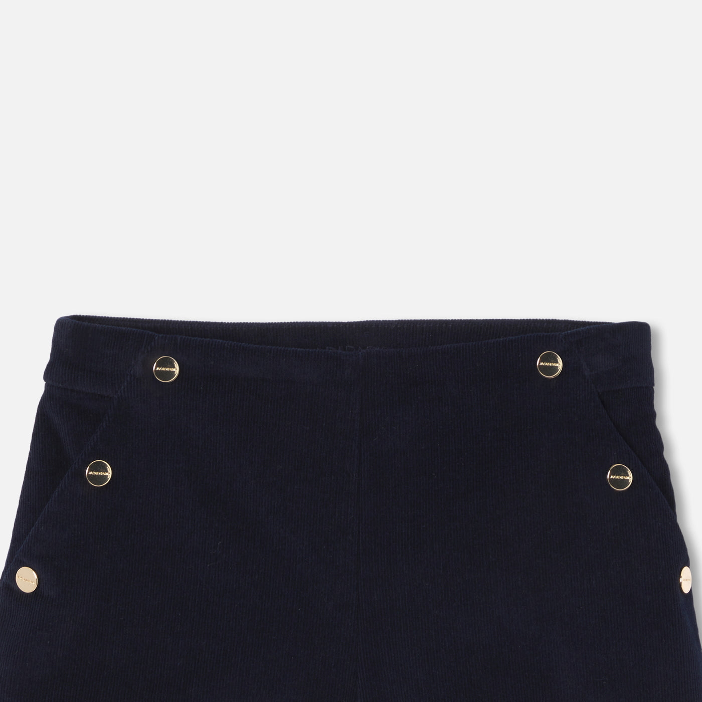 Girl velvet shorts