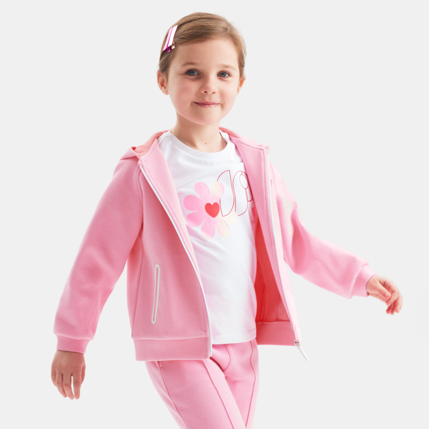 Girl zip-up sweatshirt