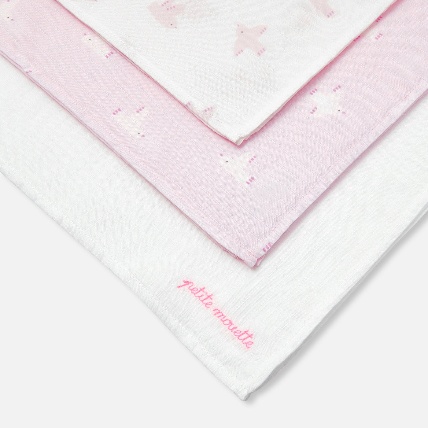 Set of 3 swaddling clothes