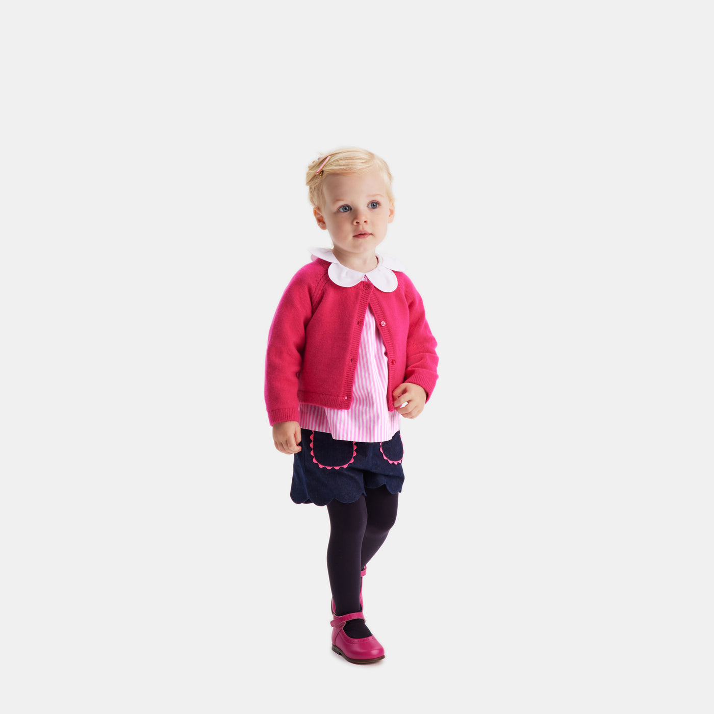 Baby girl striped blouse