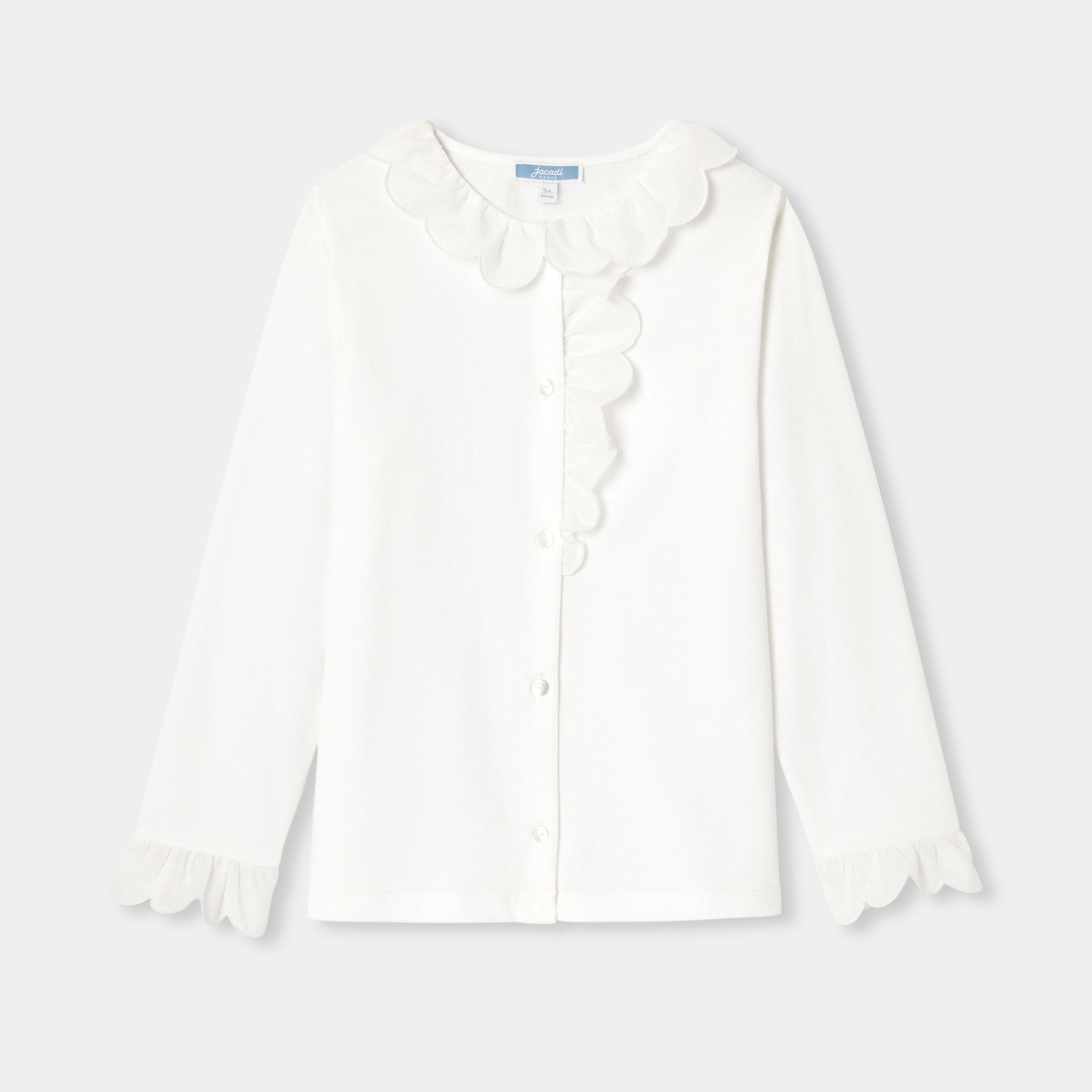 Girl' jersey blouse
