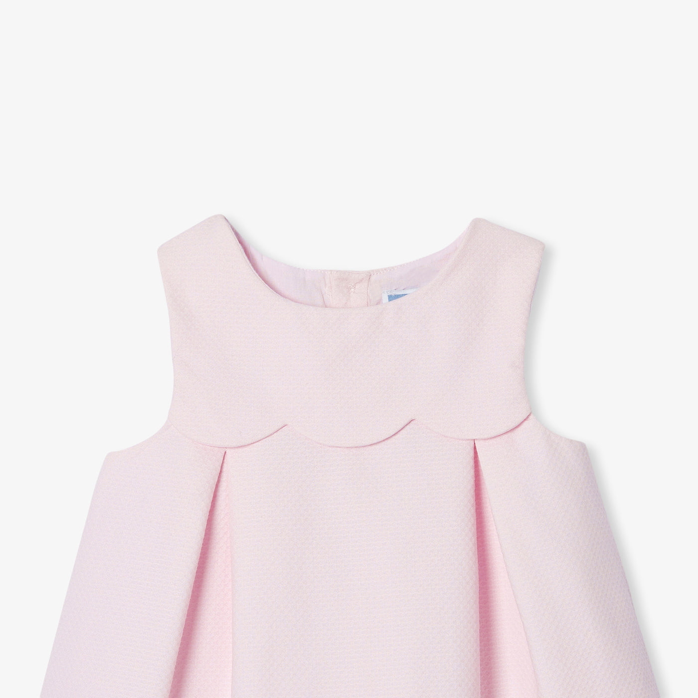 Baby girl dress in cotton piqué