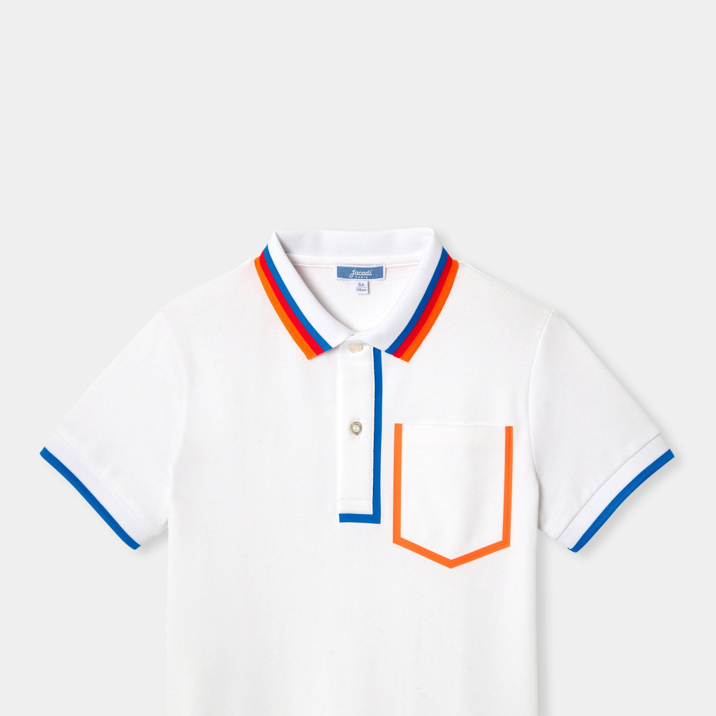 Boy polo shirt in cotton piqué