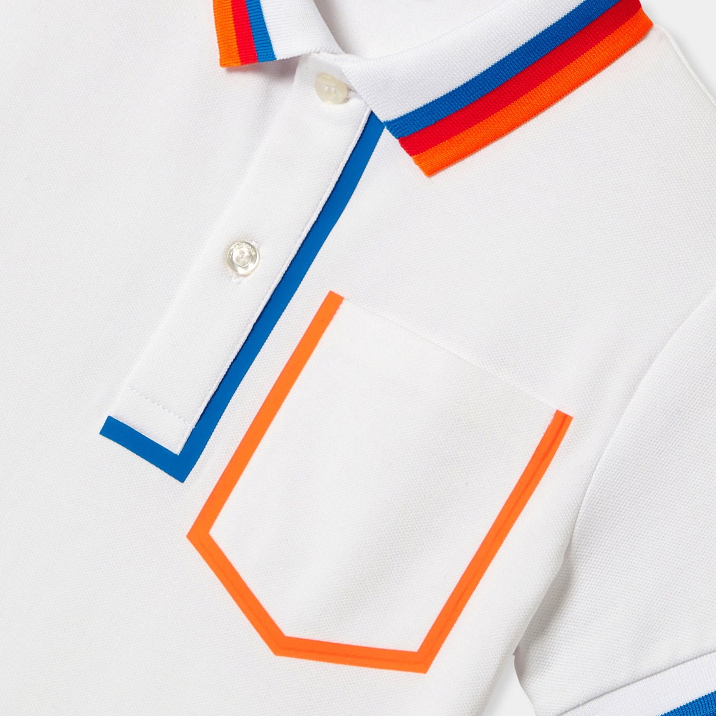 Boy polo shirt in cotton piqué