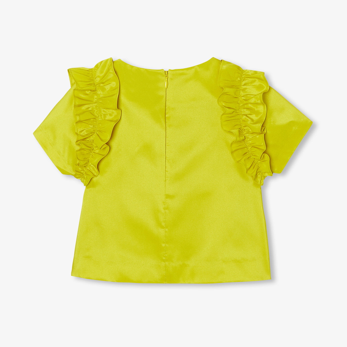 Girl taffeta top
