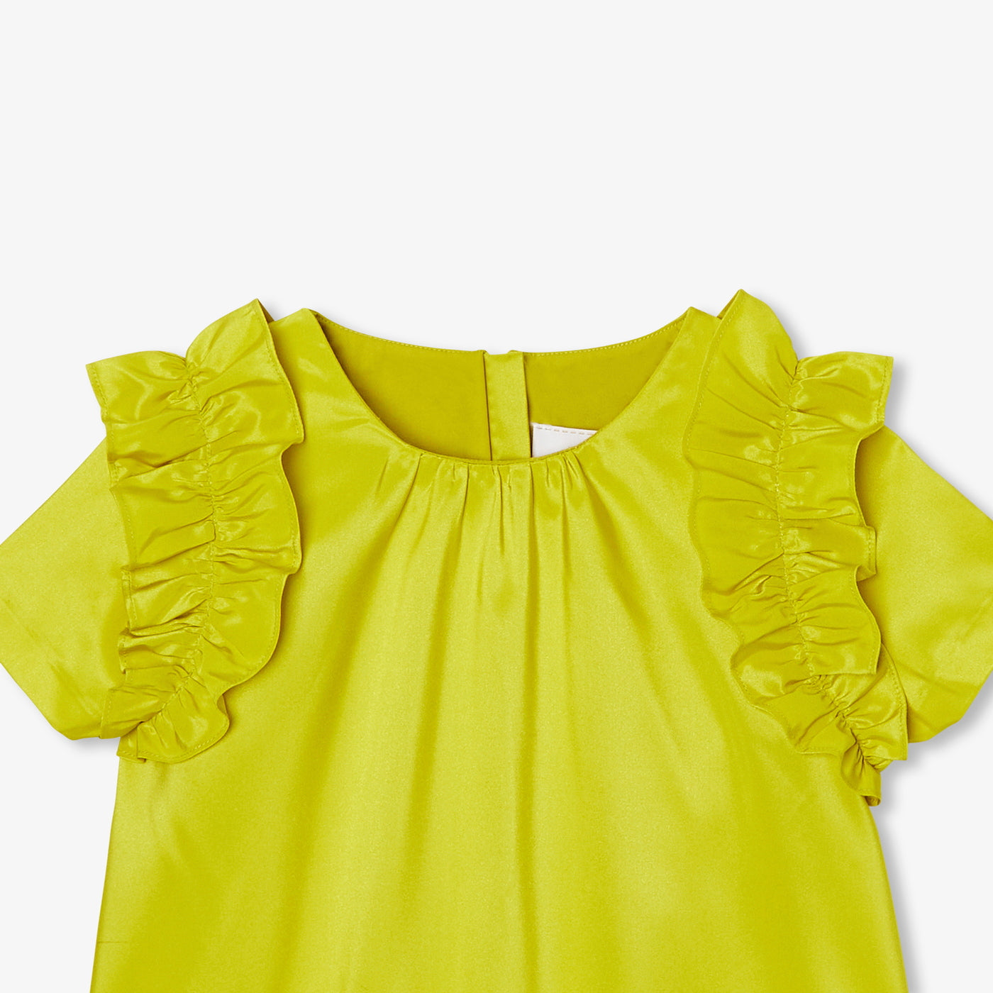 Girl taffeta top