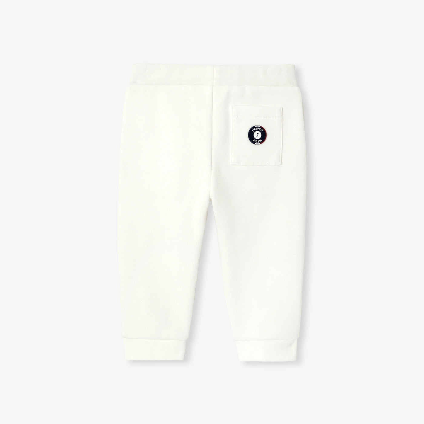 Baby joggers in quilted knit