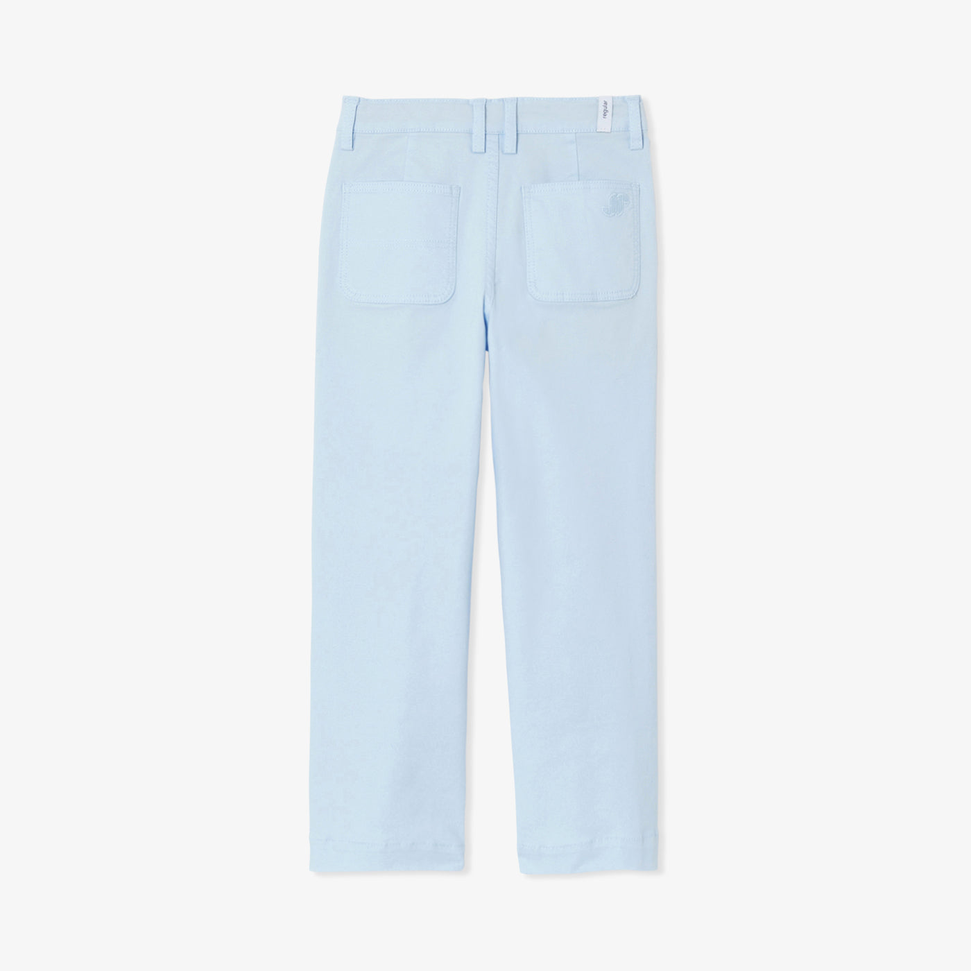 Boy straight twill trousers