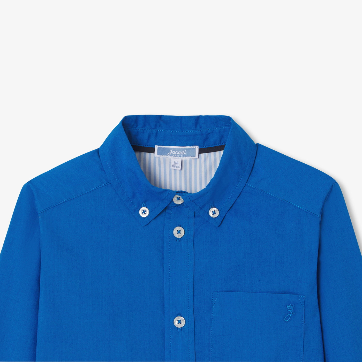 Boy light poplin shirt