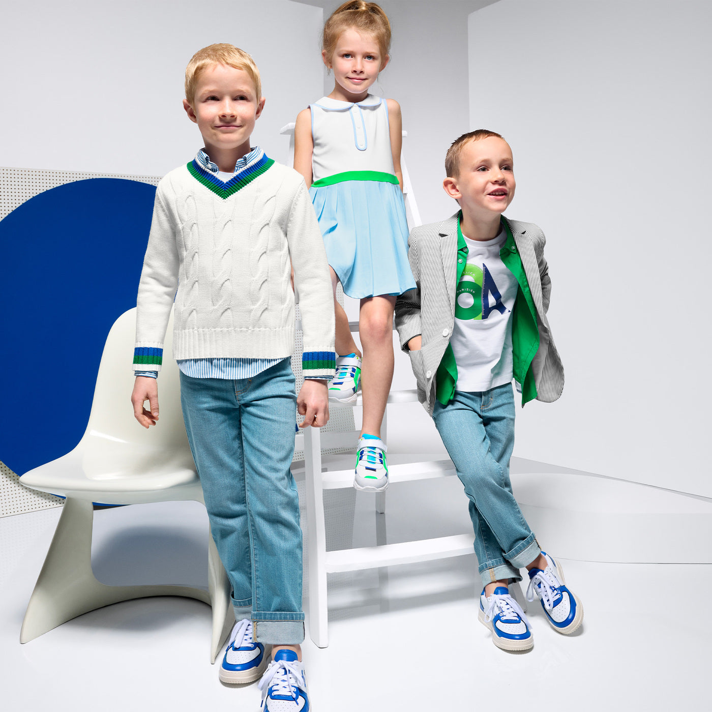 Boy light poplin shirt