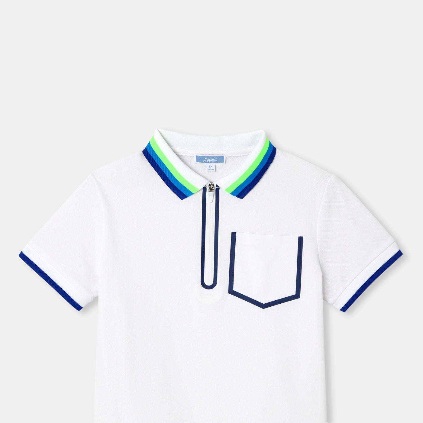 Boy polo shirt in cotton piqué