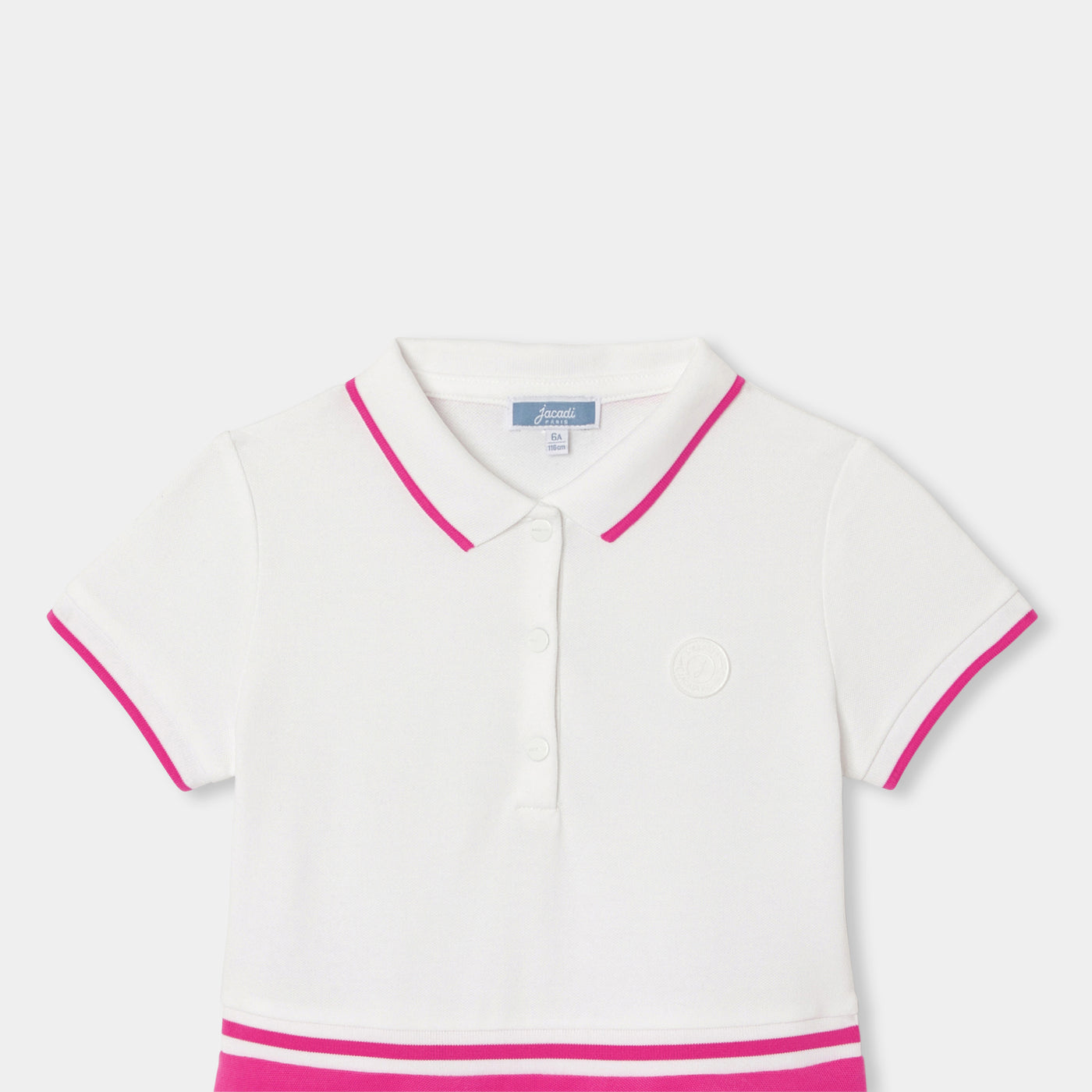 Girl dress in cotton piqué