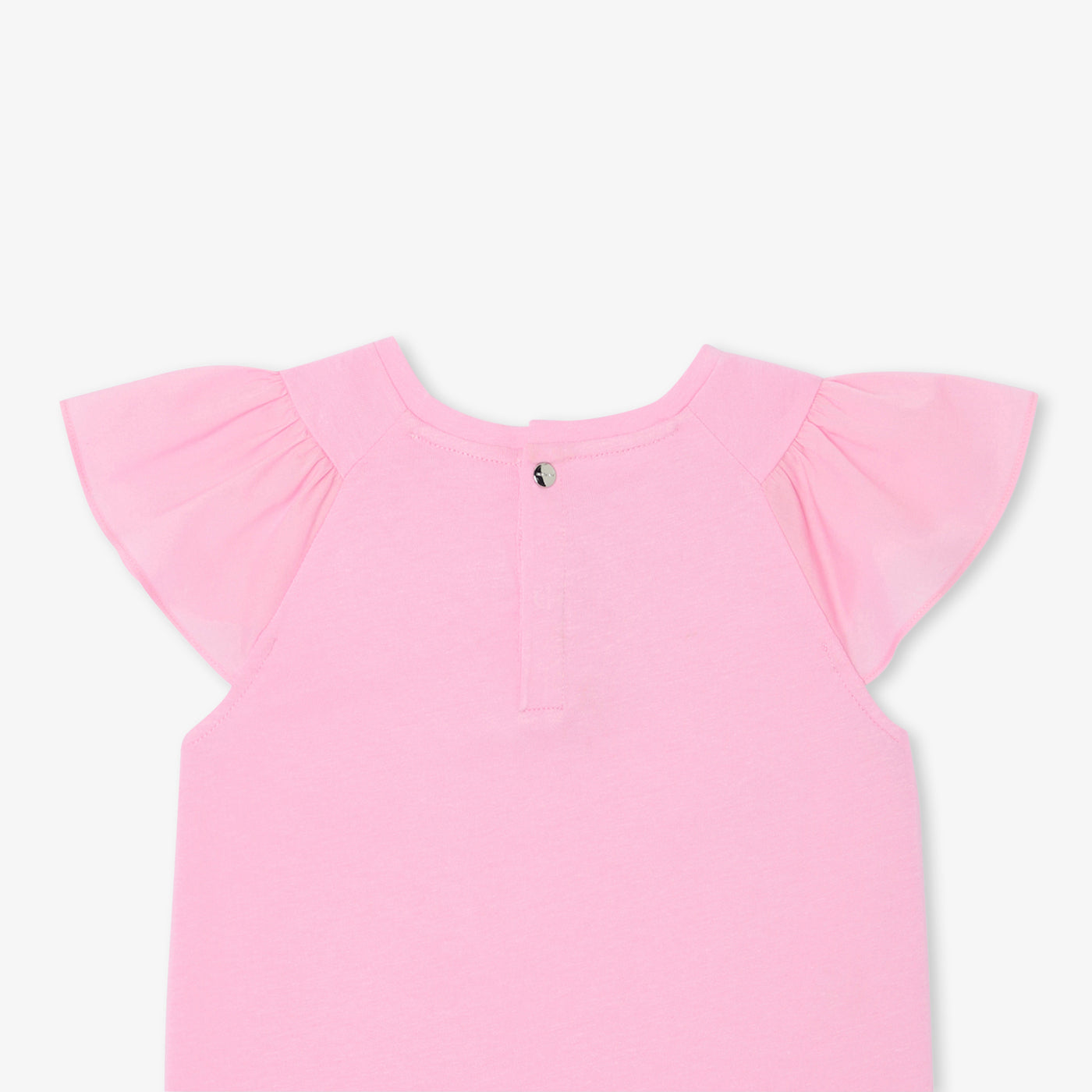 Girl T-shirt with ruffled sleeves