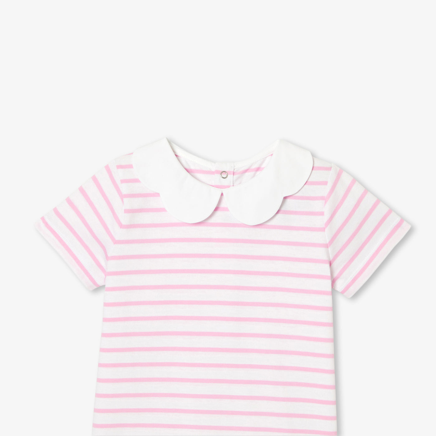 Girl striped polo shirt