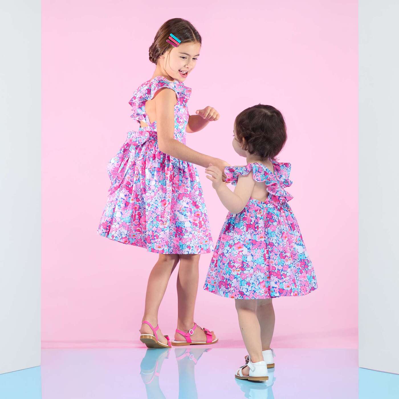 Baby girl dress in Liberty fabric