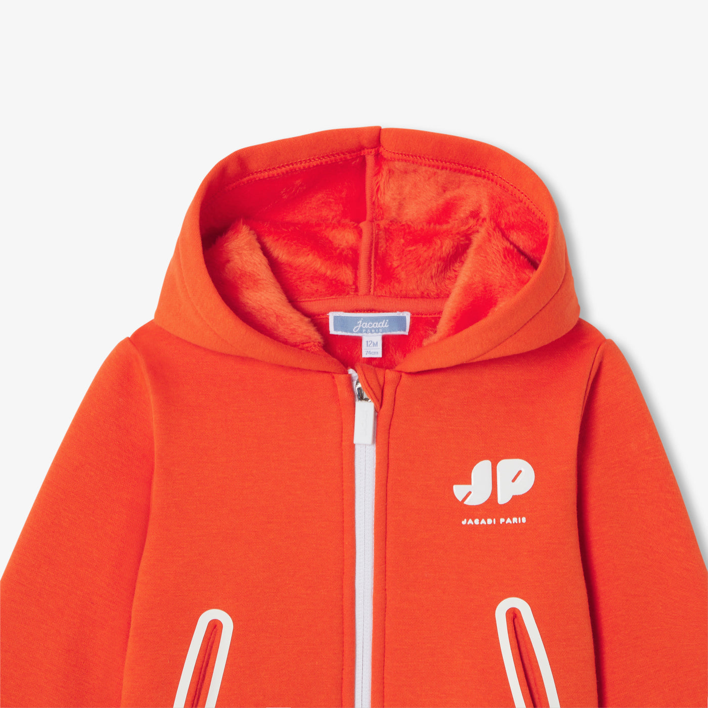 Baby fleece zip-up sweatshirt
