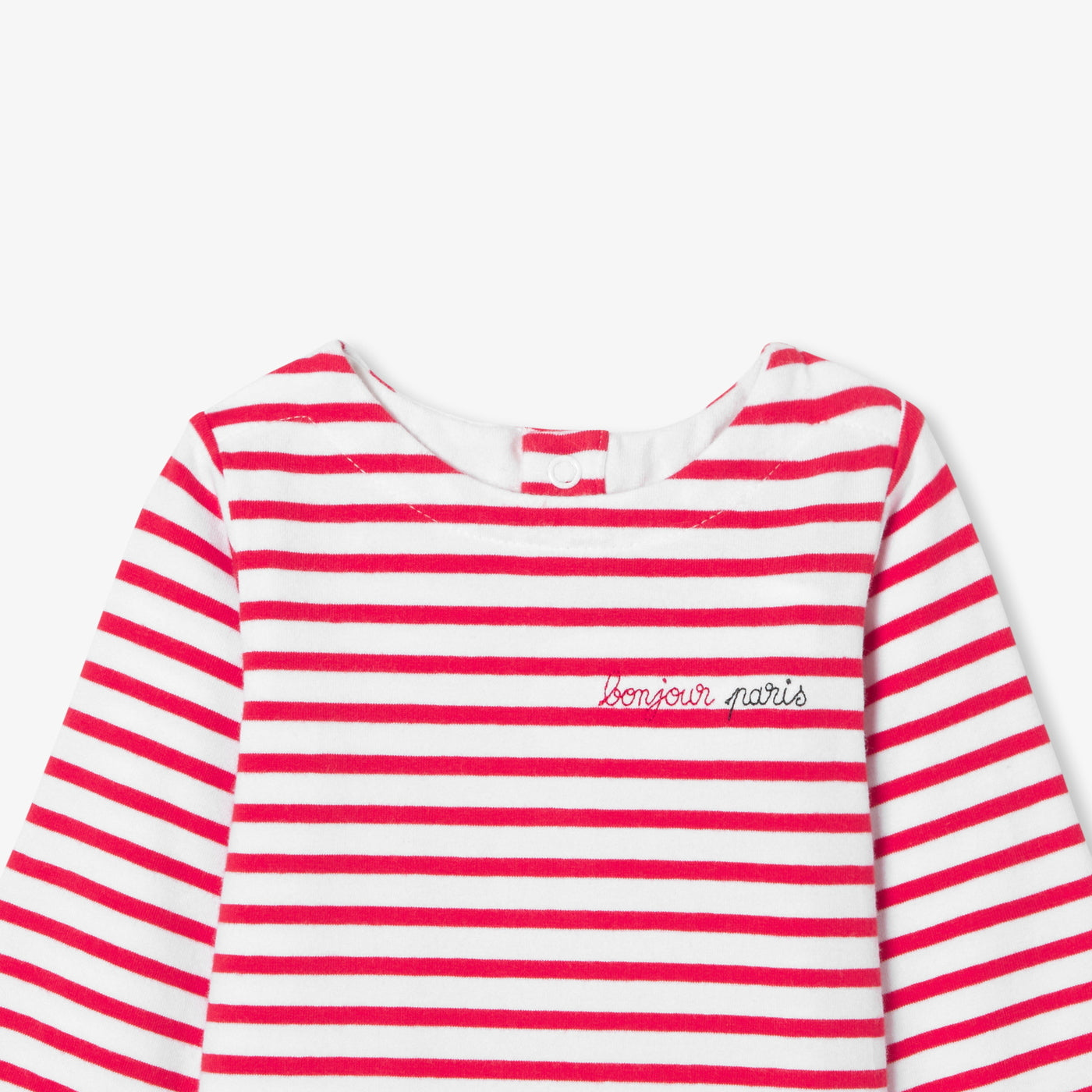 Baby striped bodysuit