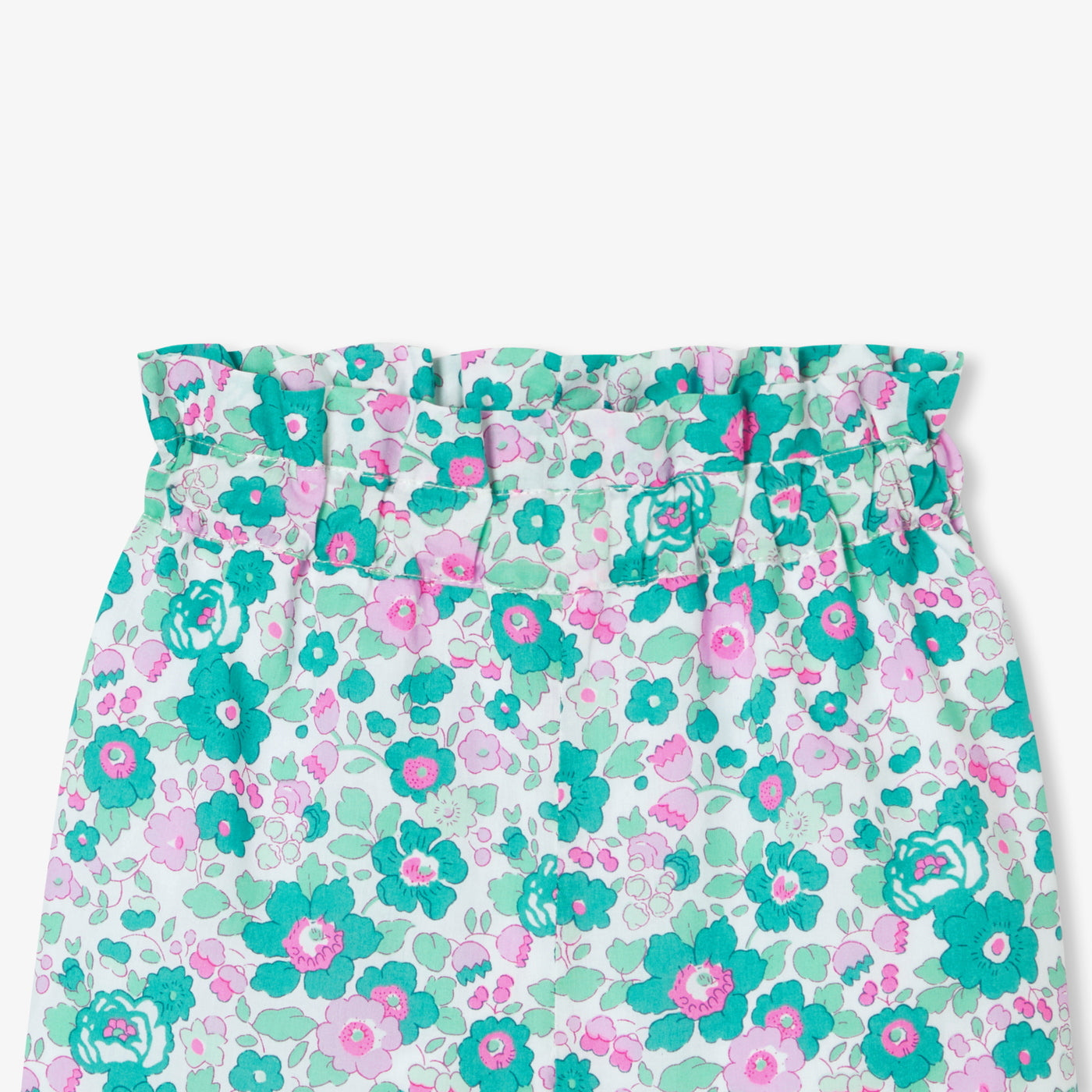 Baby girl shorts in Liberty fabric