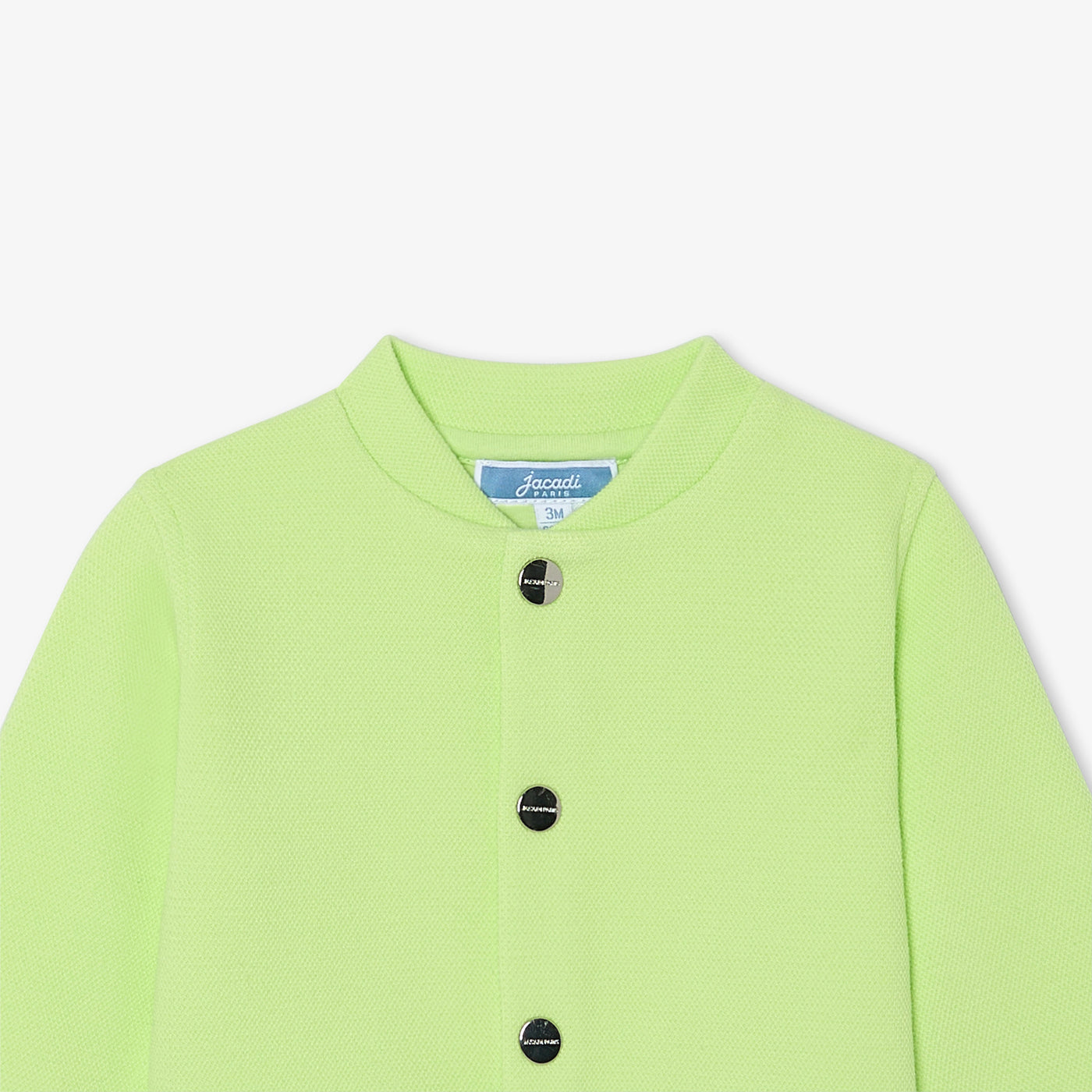 Baby boy cardigan in cotton piqué