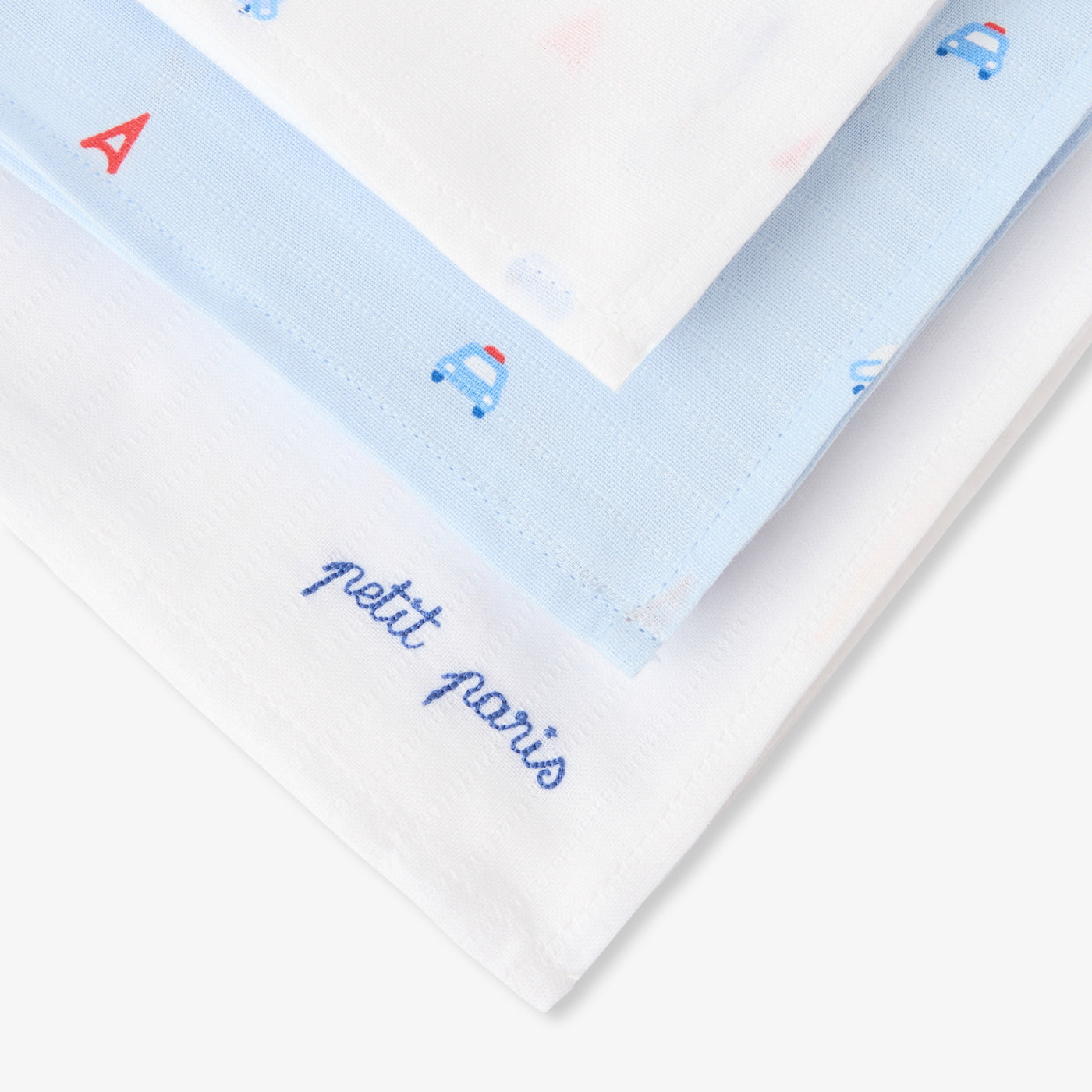 Set of 3 swaddling cloths