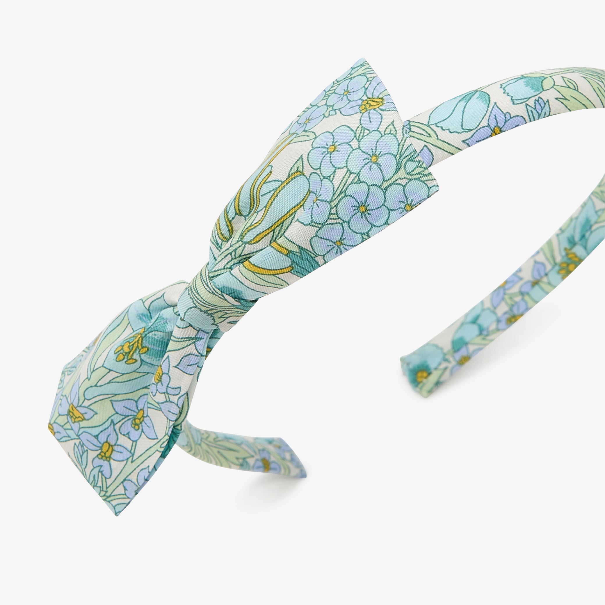 Girl headband in Liberty fabric - ciel/multico
