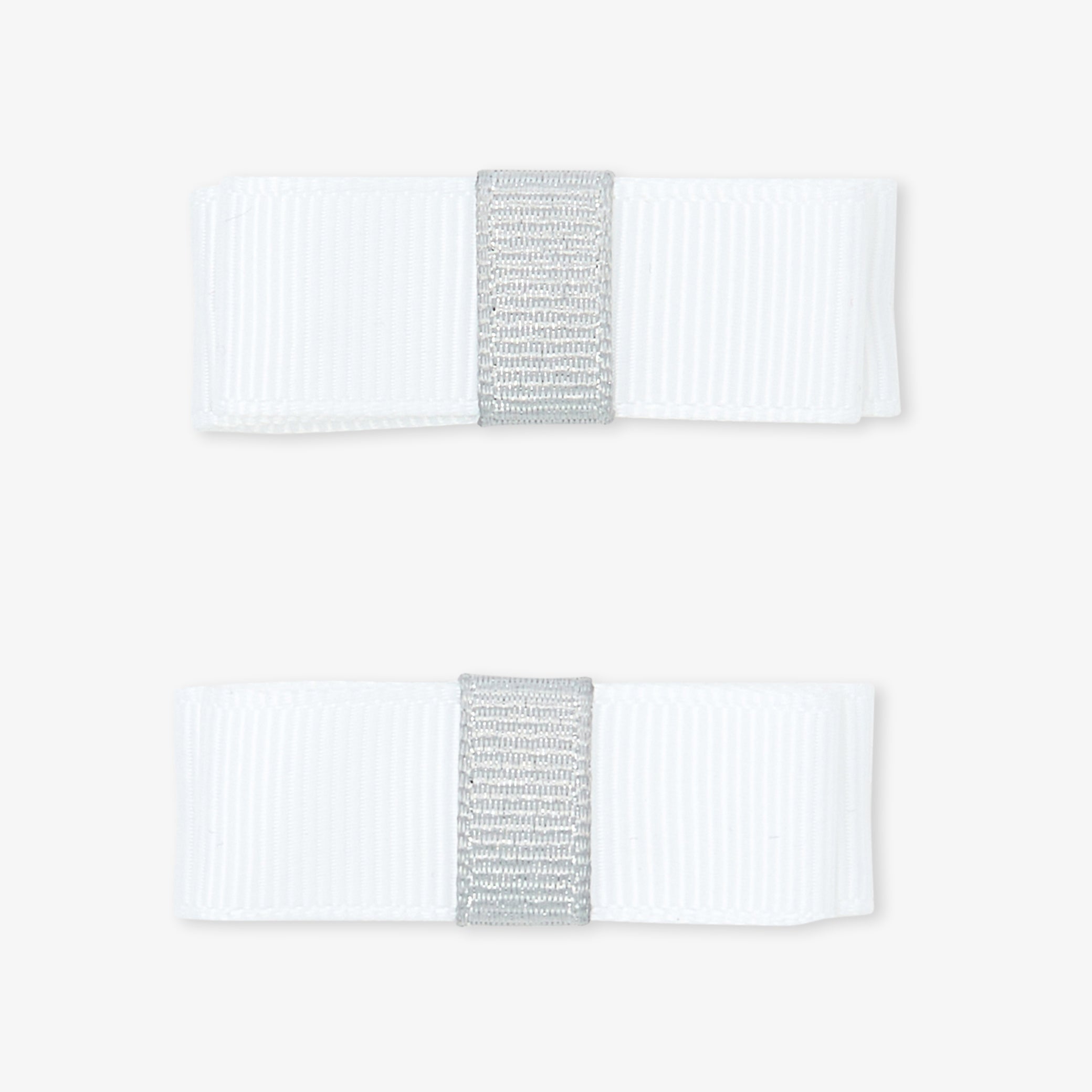 Baby girl duo of barrettes - blanc doux/multico