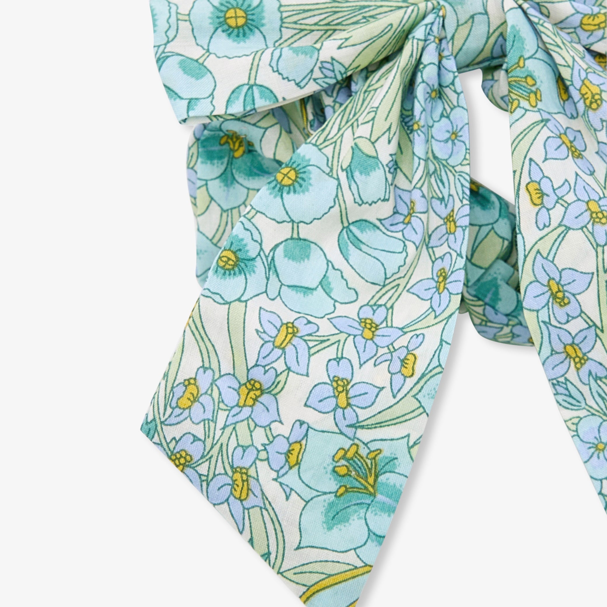 Girl scrunchie in Liberty fabric - ciel/multico