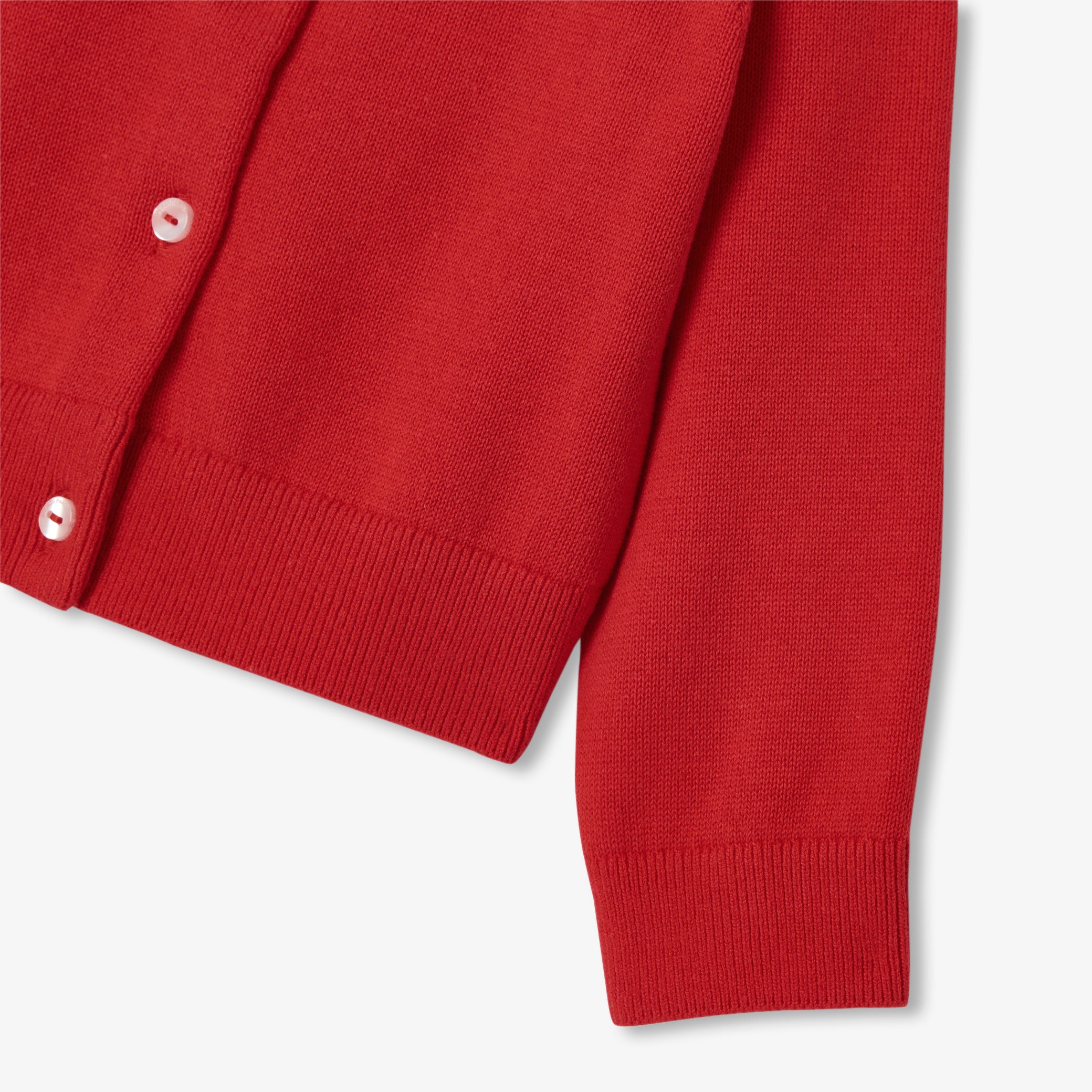 Baby girl cotton cardigan - rouge jacadi