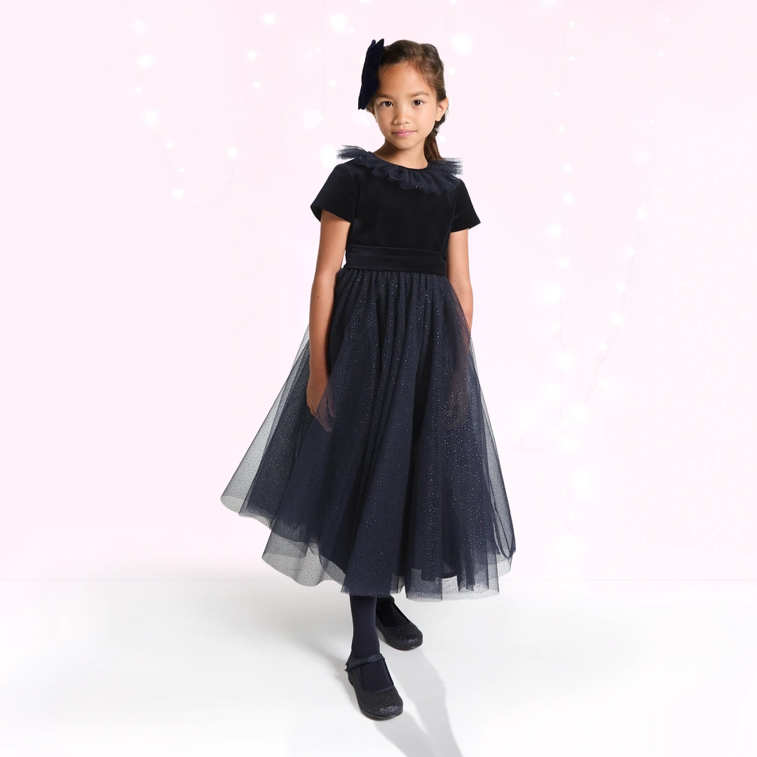 Girl holiday long dress