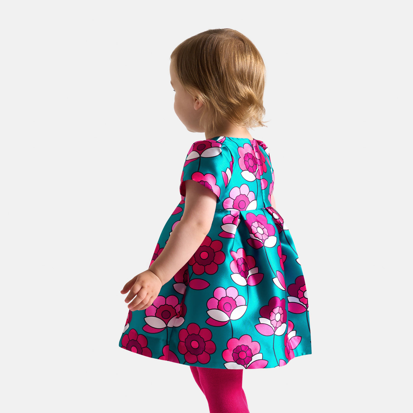 Baby girl satin dress