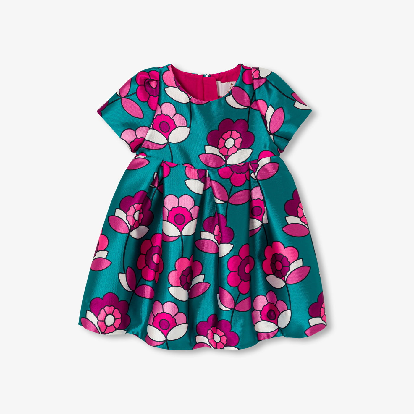 Baby girl satin dress