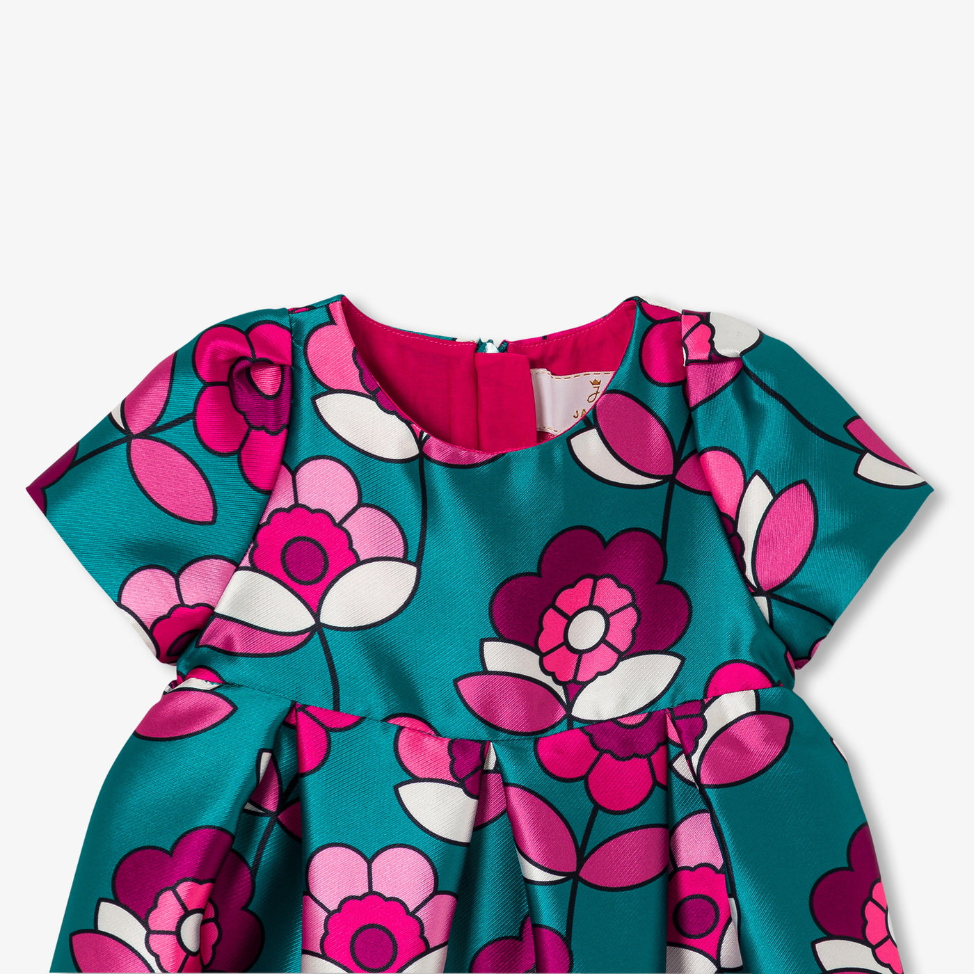 Baby girl satin dress