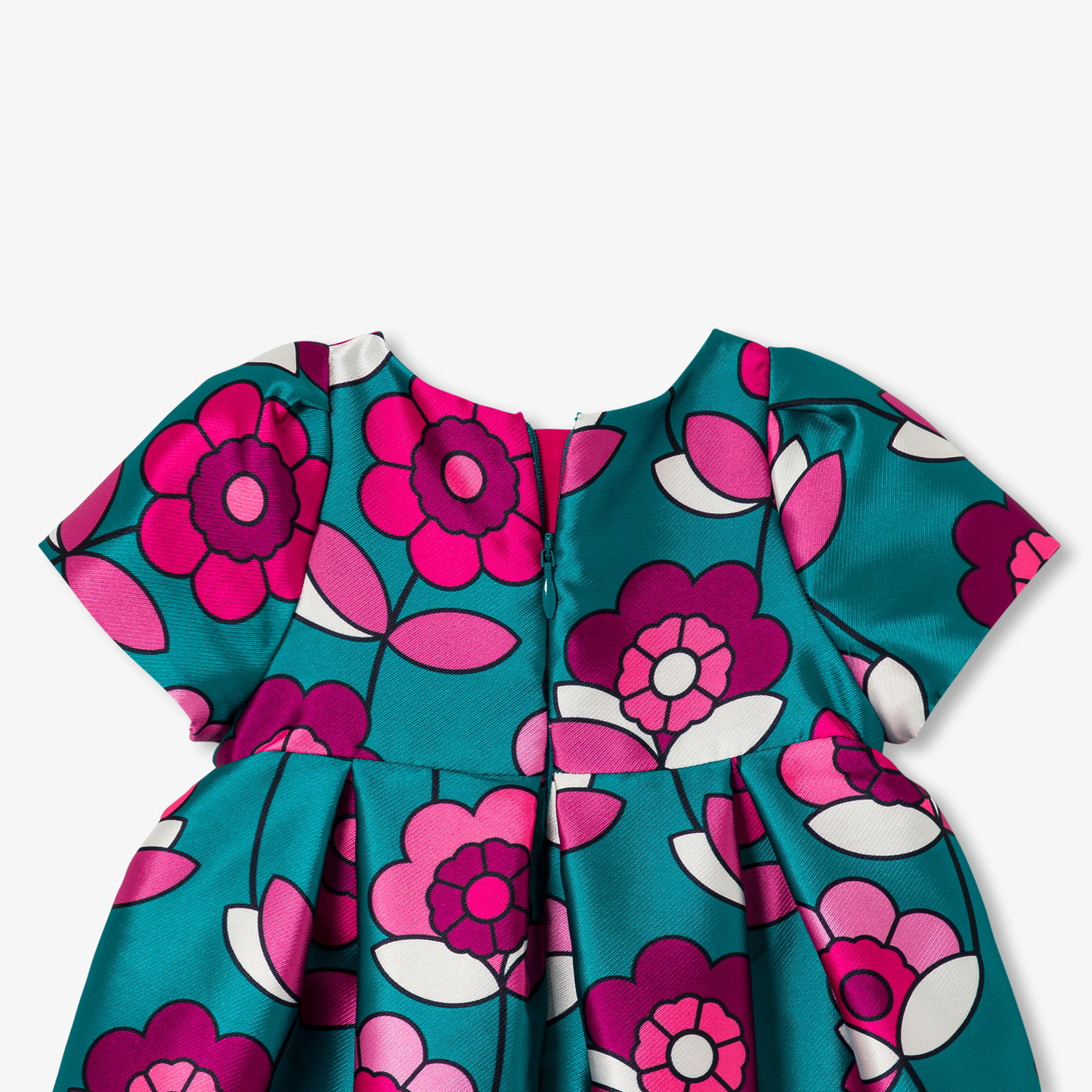 Baby girl satin dress