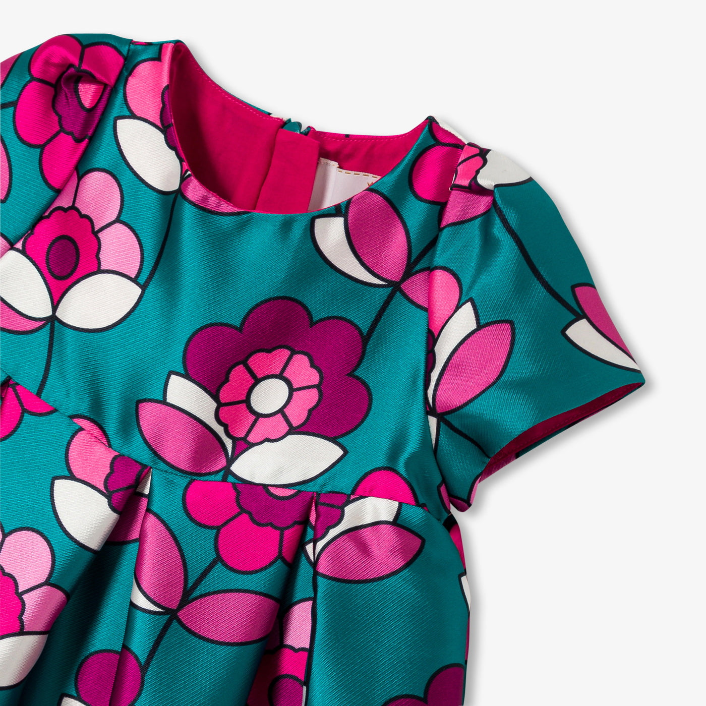 Baby girl satin dress