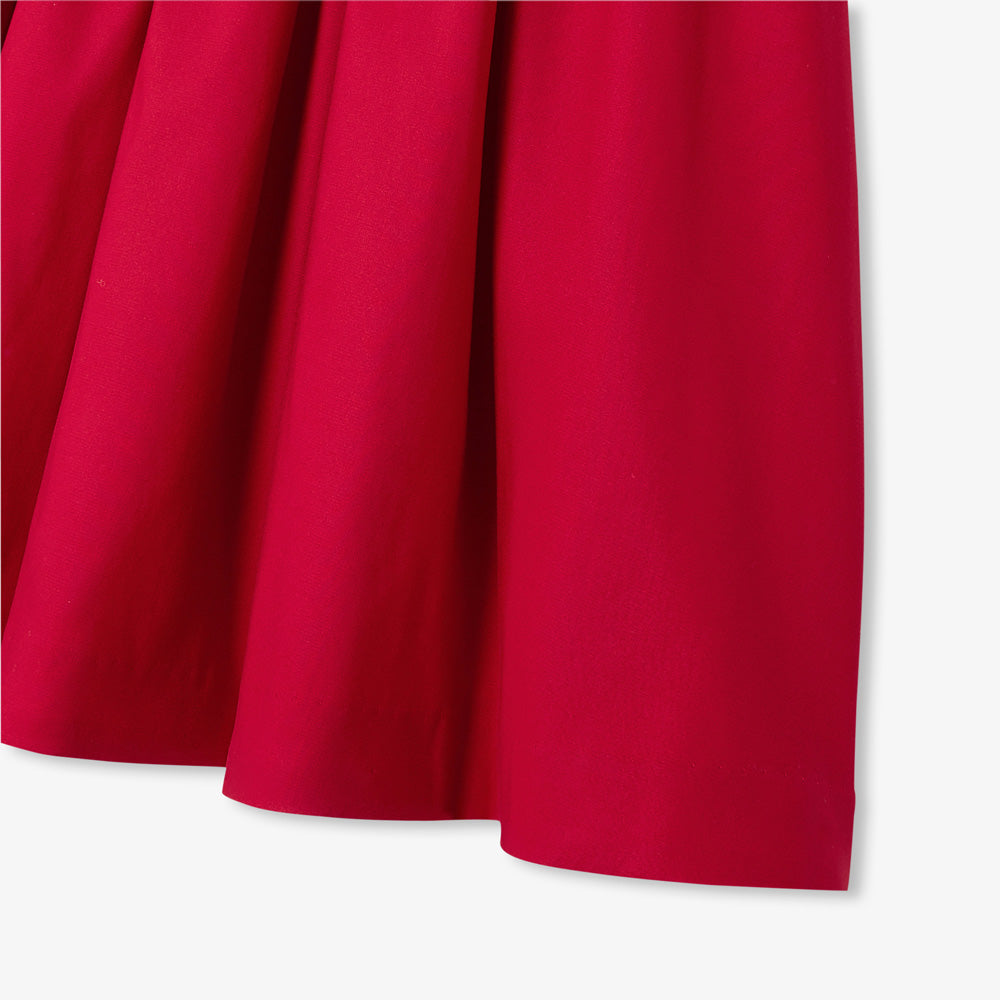 Girl bi-material dress