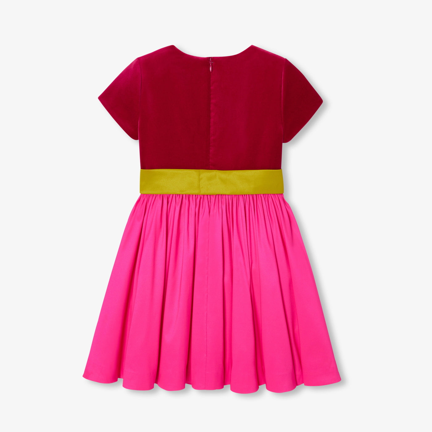 Girl colour block dress