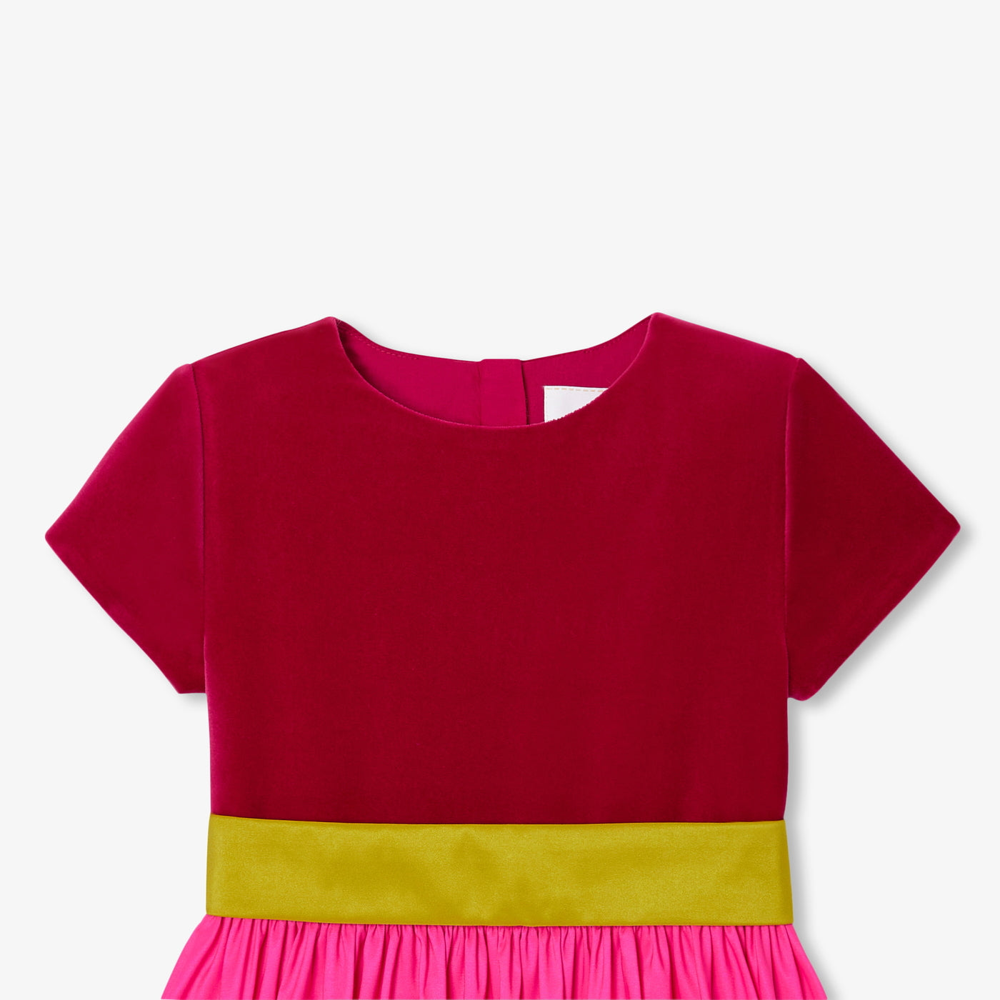 Girl colour block dress