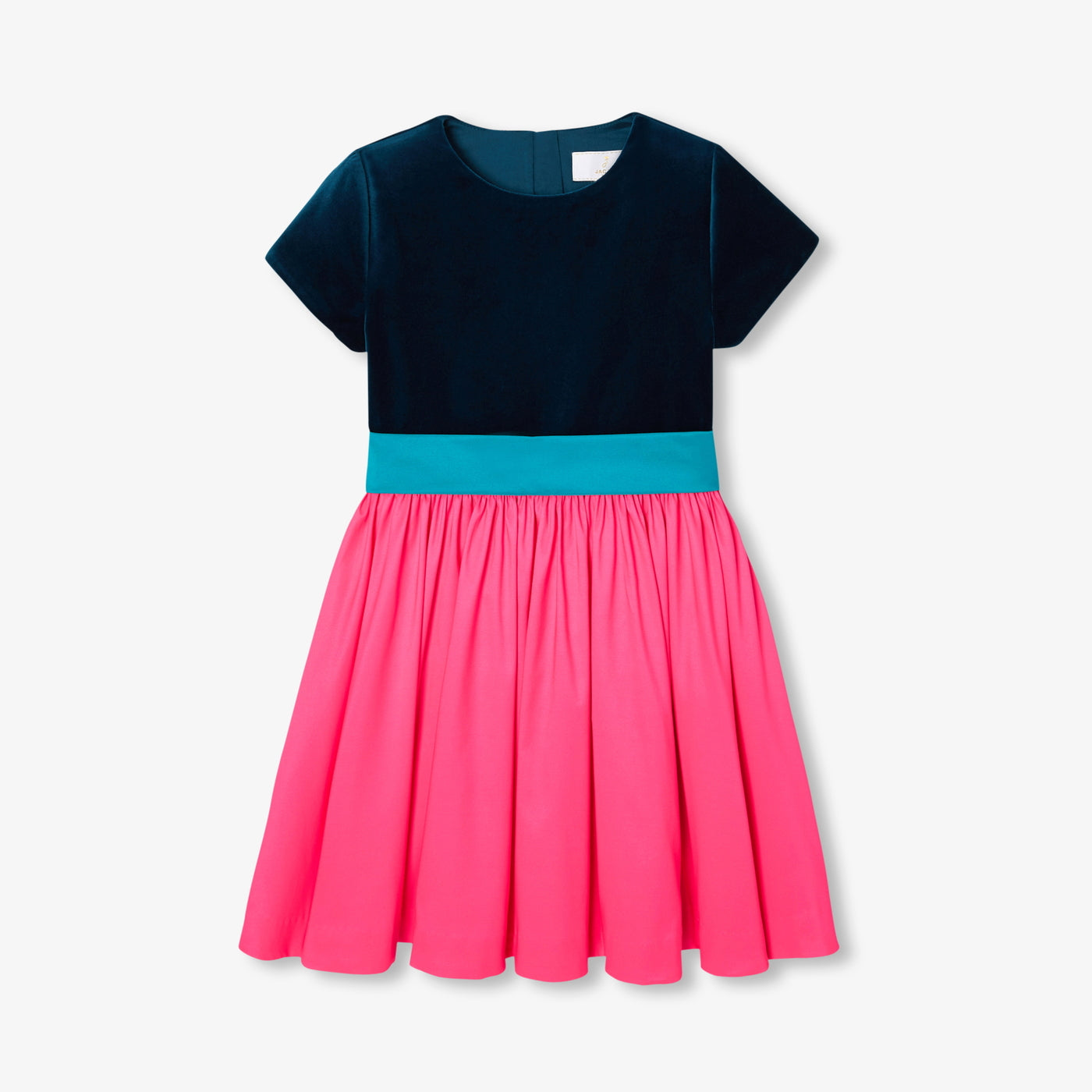 Girl colour block dress