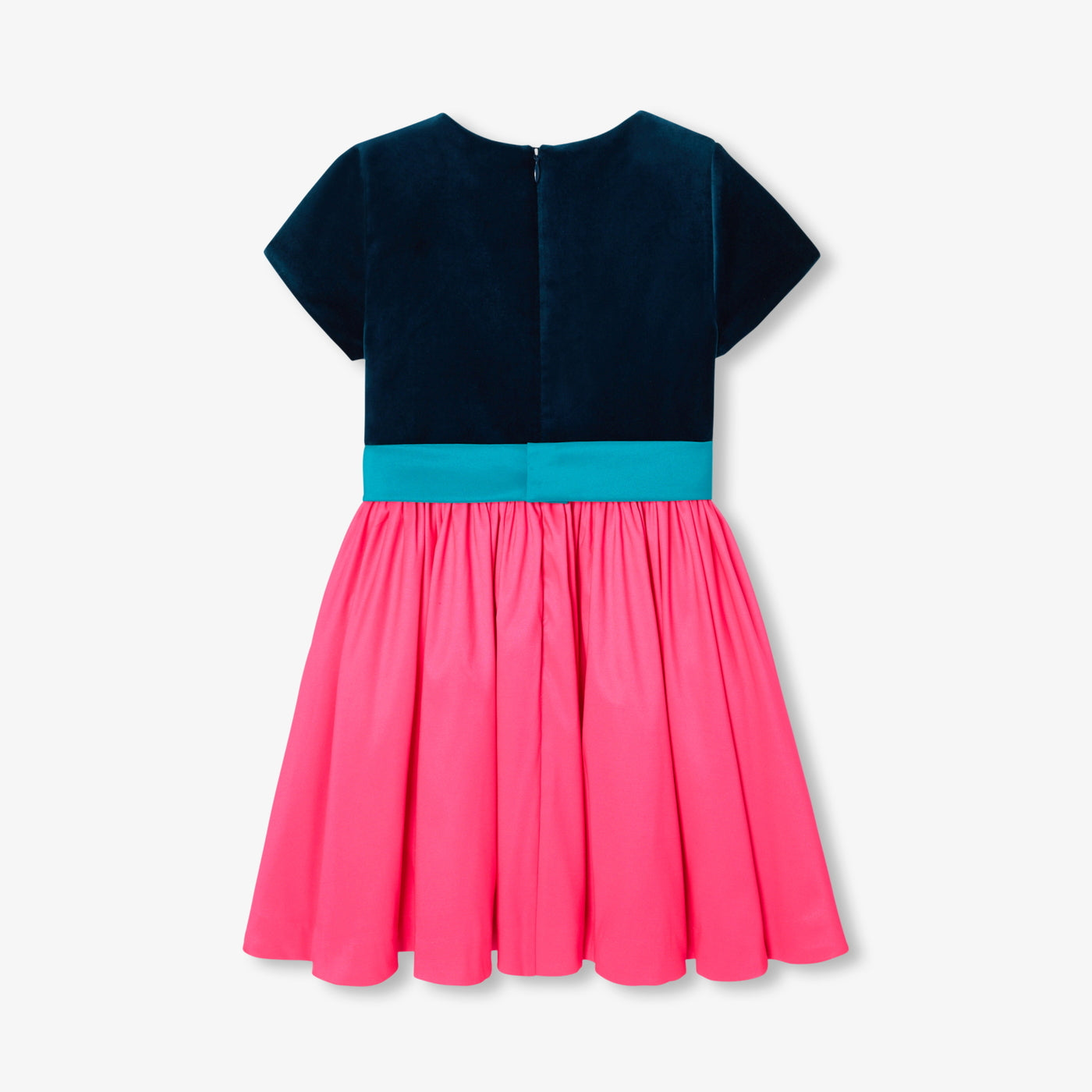 Girl colour block dress