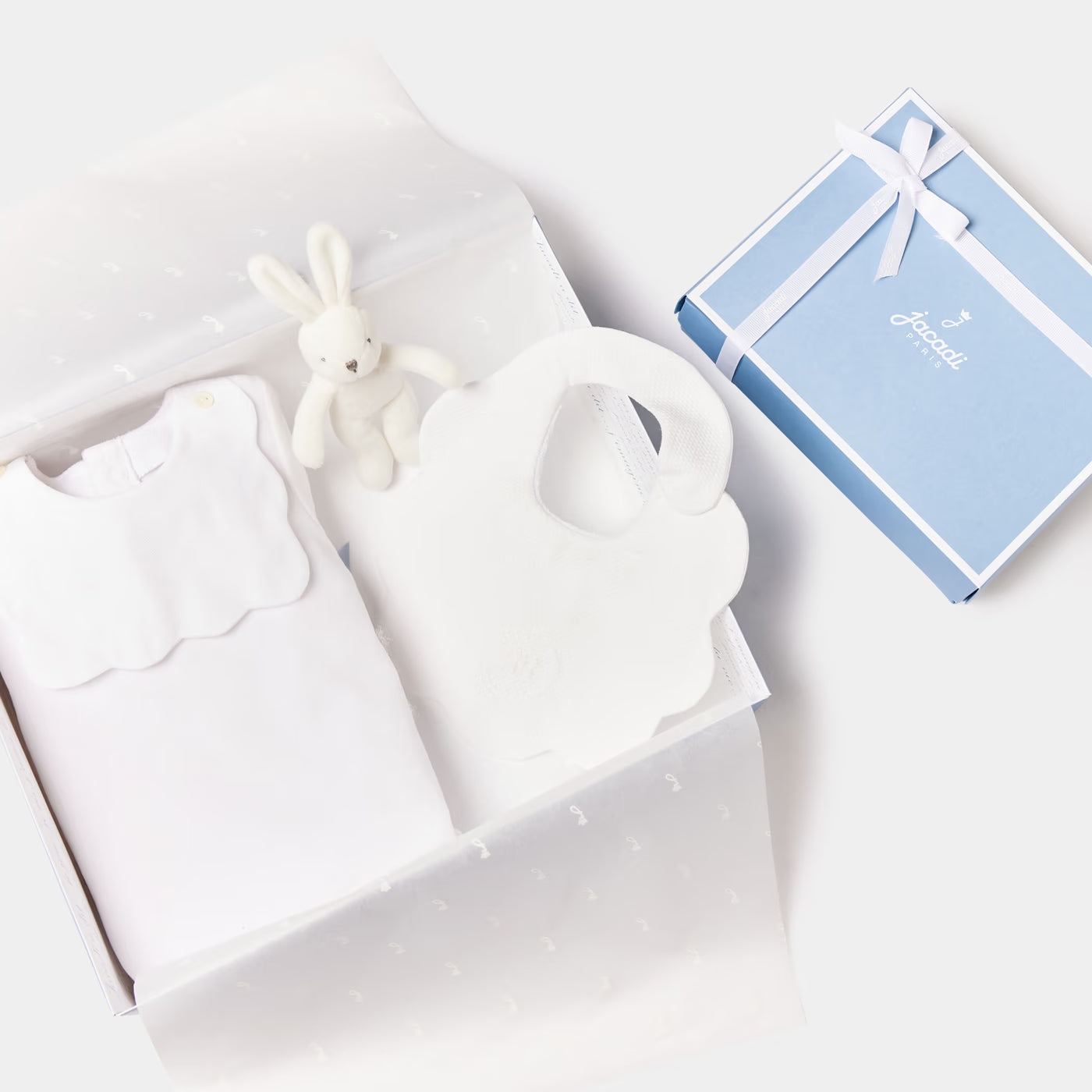 Baby bib - white jacadi