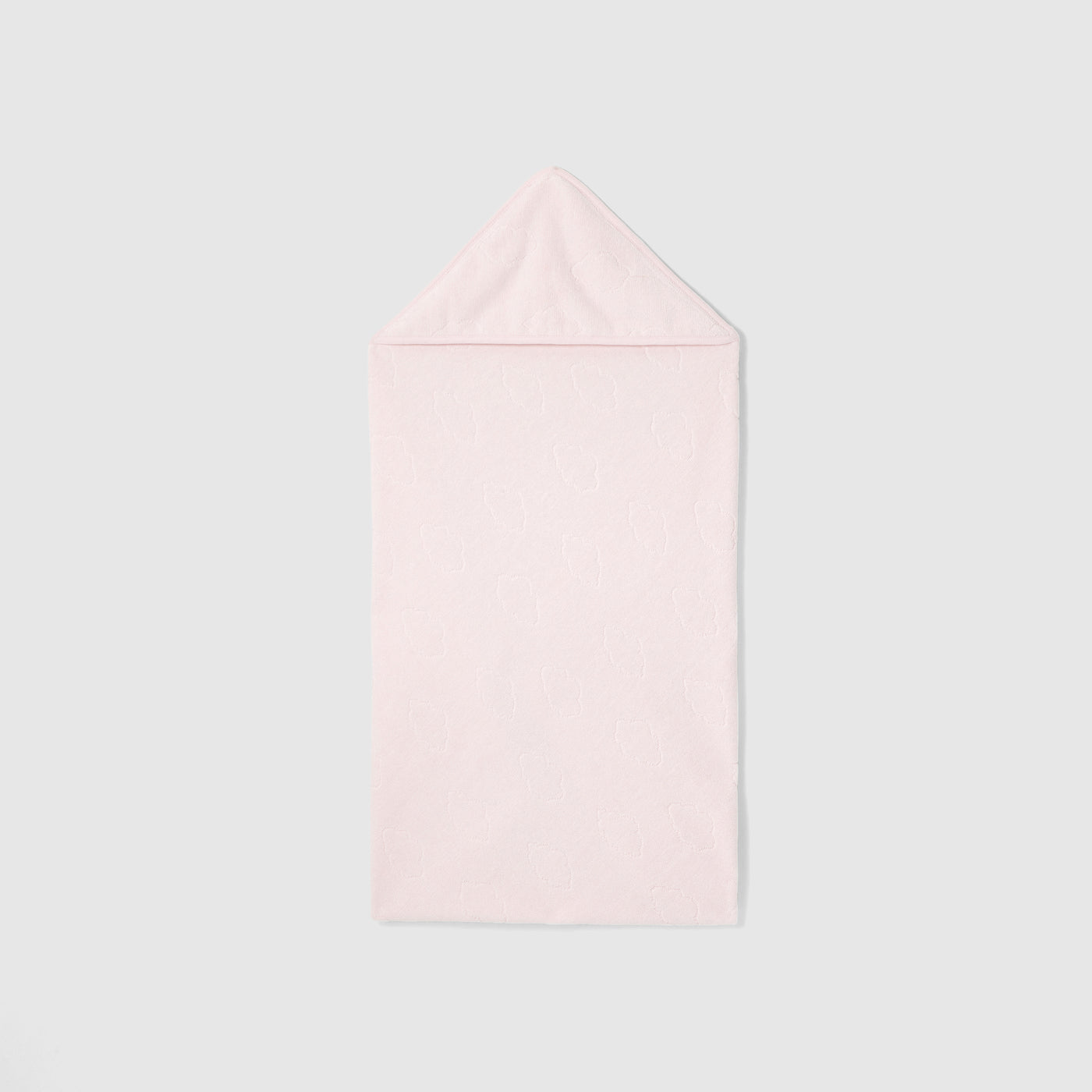 Baby bath towel - pale pink jacadi