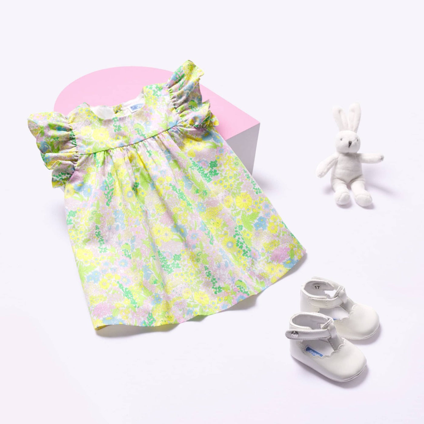 Baby girl patent t-bar shoes - blanc jacadi