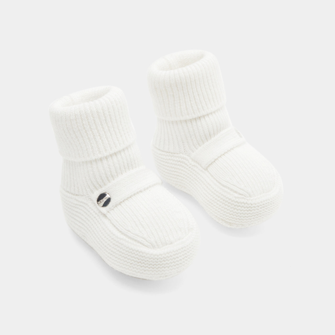 Baby booties - blanc doux jacadi