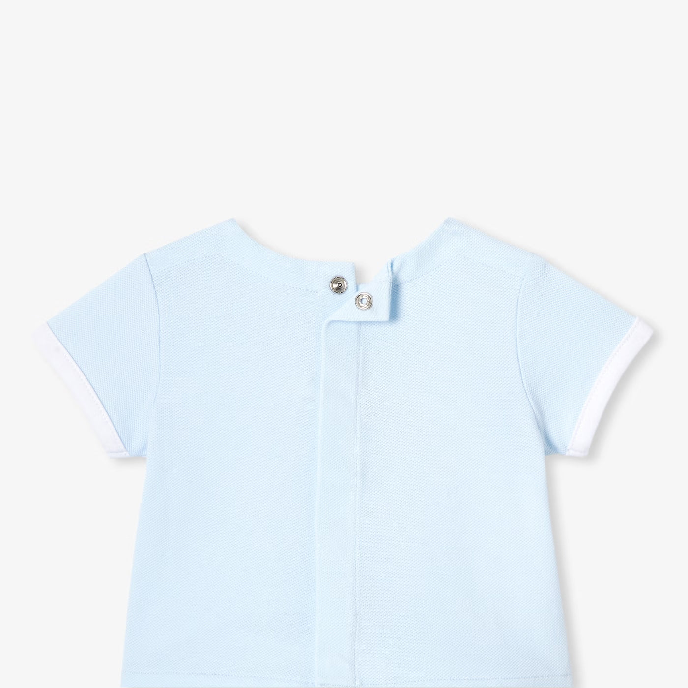 Baby boy shorts set - pale blue