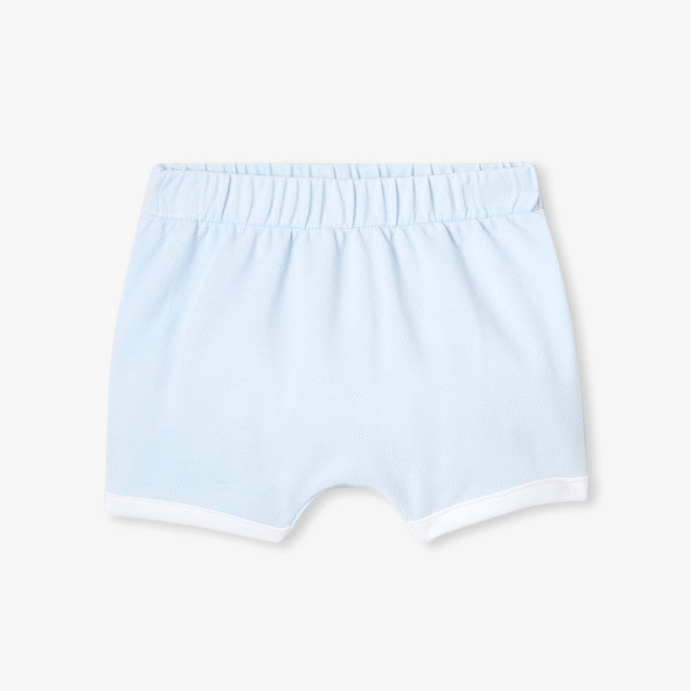 Baby boy shorts set - pale blue