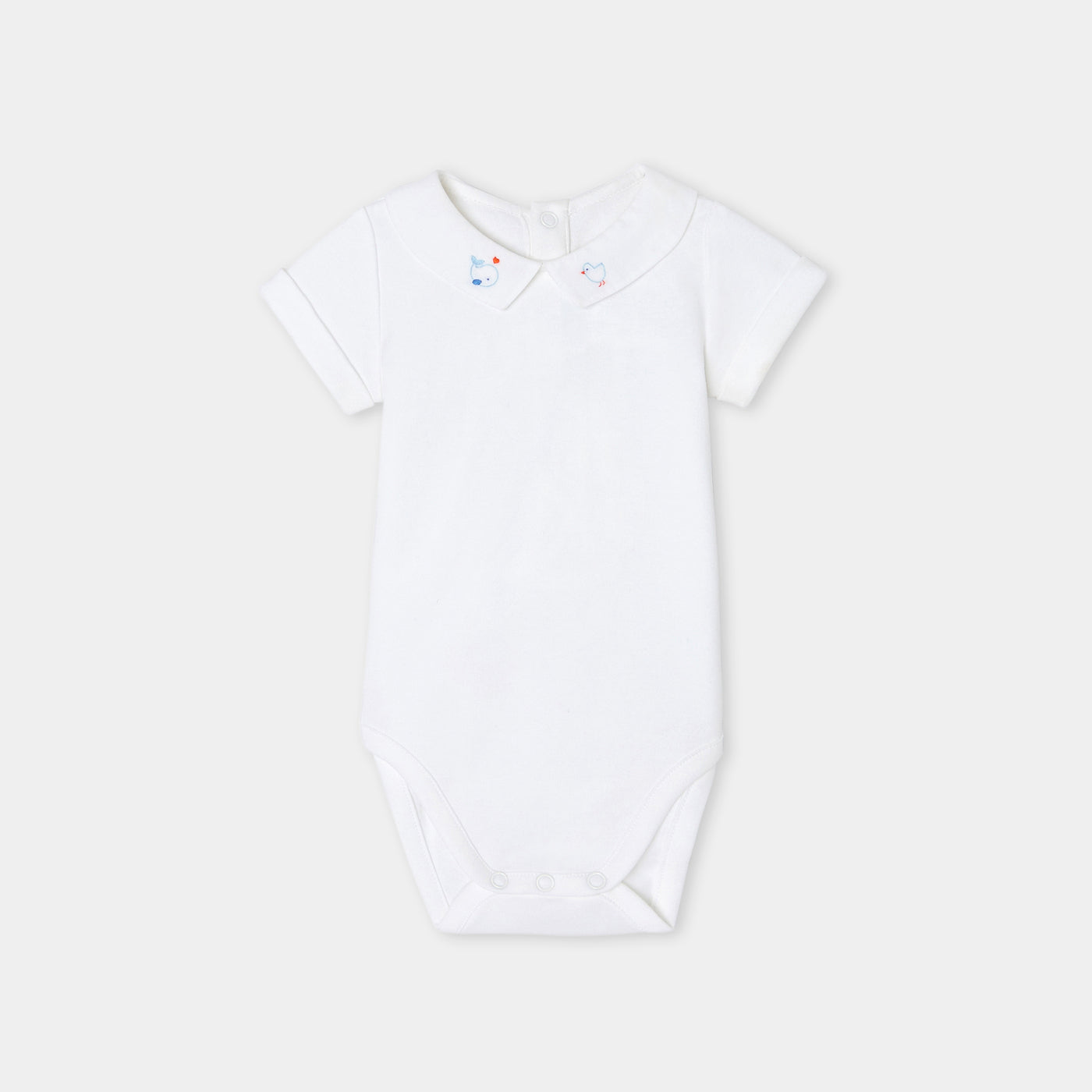 Baby boy short sleeve bodysuit - Jacadi white