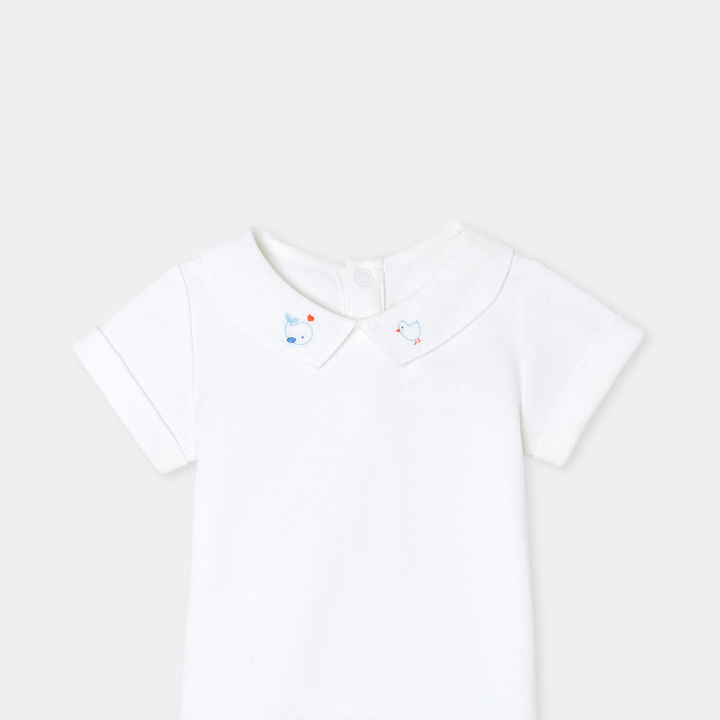 Baby boy short sleeve bodysuit - Jacadi white