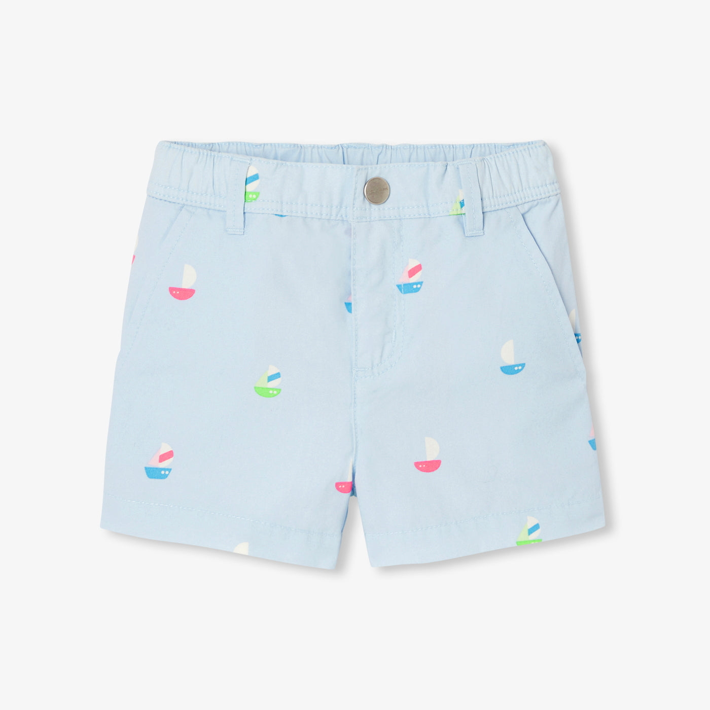 Baby boy shorts in twill