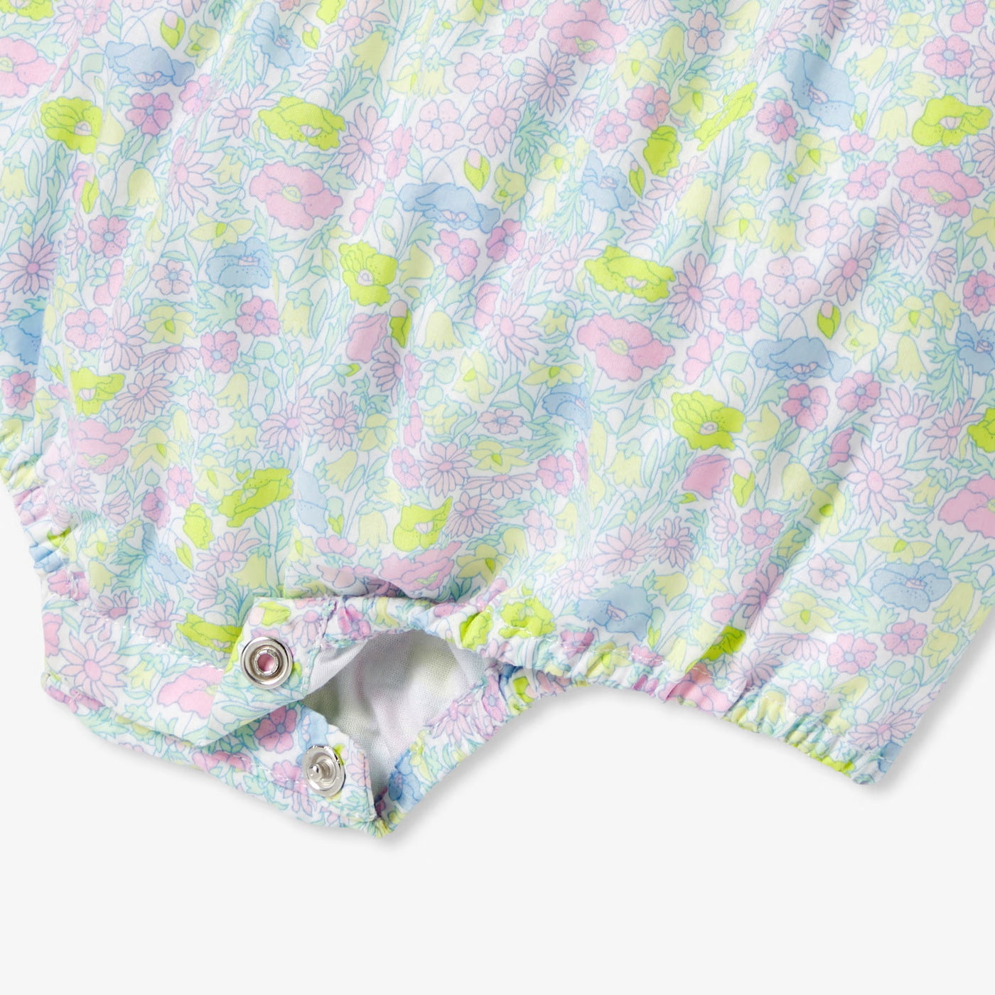 Baby girl's romper in Liberty fabric - multico