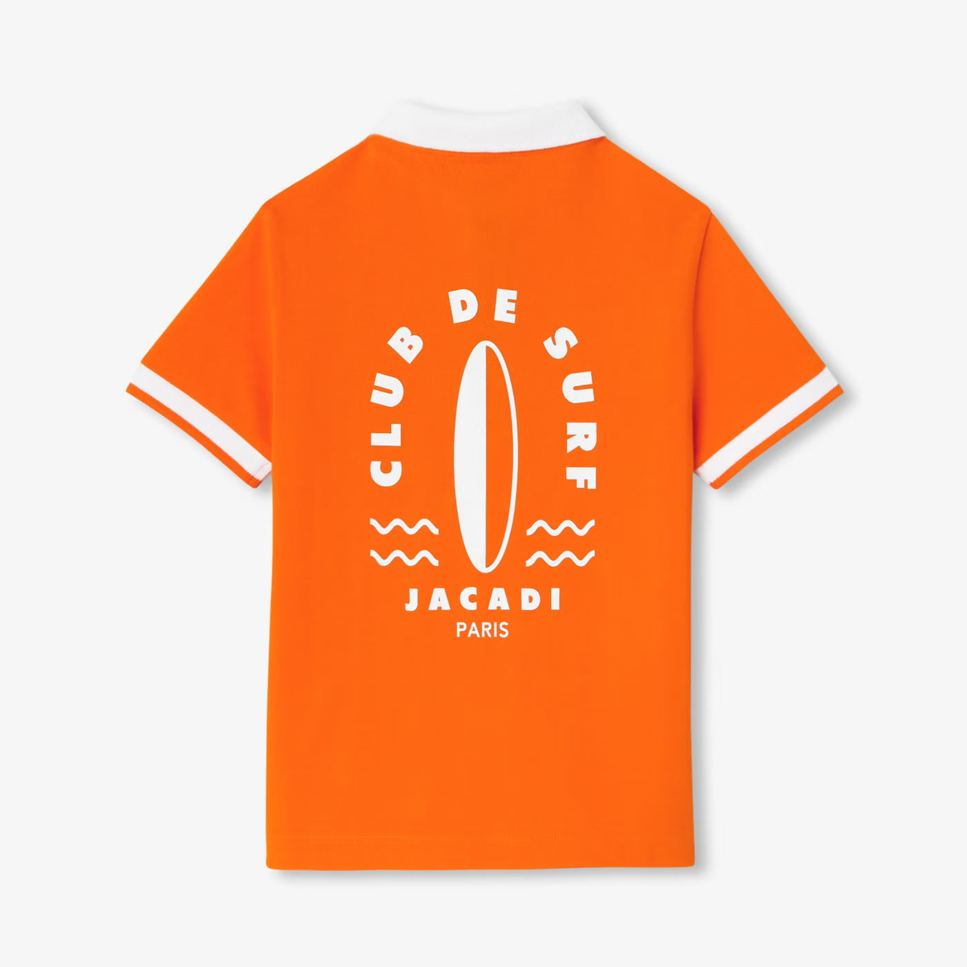 Boys' mini pique polo shirt - light orange